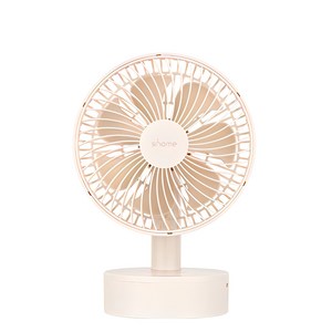 시홈 BIGFAN 써큘 무선 미니 탁상용 선풍기, 크림베이지, SH-DF01