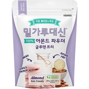 바이오믹스 밀가루대신 글루텐프리 아몬드 파우더, 250g, 1개