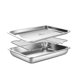 바겐슈타이거 스텐 사각 트레이 세트, 밧드+랙+트레이, 1세트