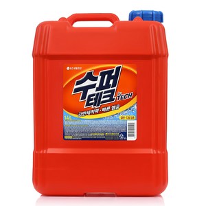 수퍼테크 세탁세제 일반드럼 겸용 대용량 본품, 14L, 1개