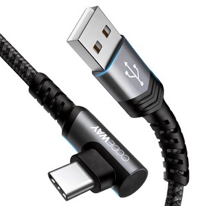 코드웨이 USB A to C타입 고속 충전 케이블, 2m, 1개