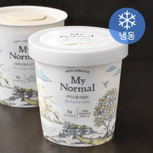 마이노멀 바닐라 아이스크림 (냉동), 474ml, 1개