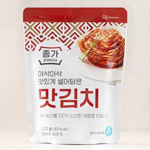 대상 종가 맛김치 파우치, 200g, 1개