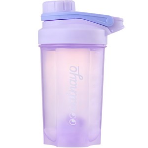 있나요 쉐이커 보틀, 퍼플, 500ml, 1개
