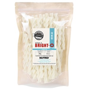 뉴트리오 브라이트오 강아지 치석껌 대용량, 대구살껌맛, 250g, 1개