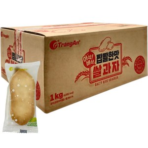 짱안 아삭바삭 짭짤한맛 쌀과자, 1kg, 1박스
