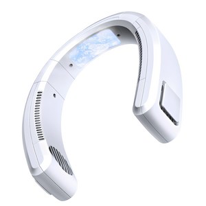 리빙베이 넥밴드 에어컨 선풍기 720도 목선풍기 급속 냉각판