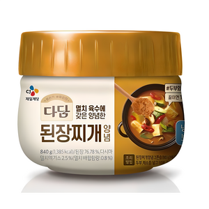 CJ제일제당 다담 된장찌개양념 840g 2개