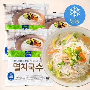 면사랑 멸치국수 (냉동), 307g, 3개