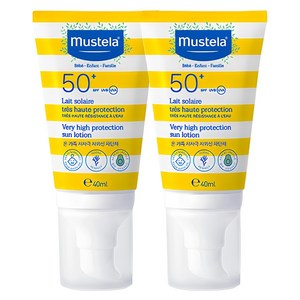 무스텔라 베리 하이 프로텍션 선 로션 SPF50+, 40ml, 2개