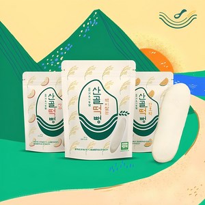 [산골이유식] 산골떡뻥 사과4봉+단호박4봉+백미쌀눈4봉, 사과+단호박+백미쌀눈, 2세트, 25g
