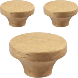 요롬코롬 원목 가구 나무손잡이 B타입, 원목색, 3개