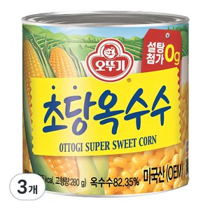 오뚜기 수퍼 스위트콘 초당옥수수, 340g, 3개