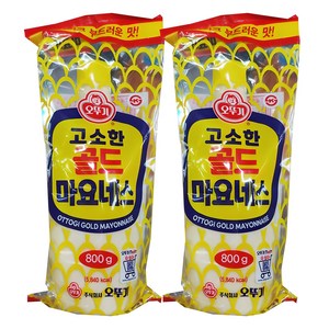 오뚜기 고소한 골드 마요네즈, 800g, 2개