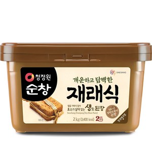 청정원순창 재래식 생된장, 1개, 2kg