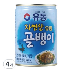 유동 자연산 골뱅이, 300g, 4개