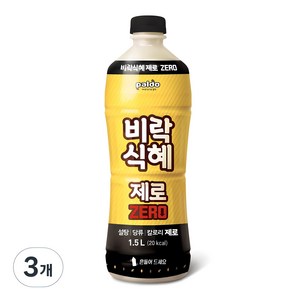 팔도 비락식혜 제로, 1.5L, 3개