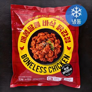 매콤달콤 바삭 닭강정 (냉동), 1kg, 1개