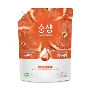 순샘 구연산 X 자몽향 주방세제, 1.4L, 1개