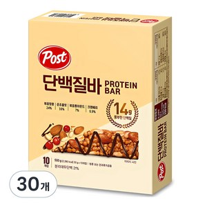 포스트 단백질바, 50g, 30개