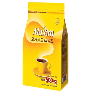 맥심 모카골드 마일드 원두커피, 500g, 1개