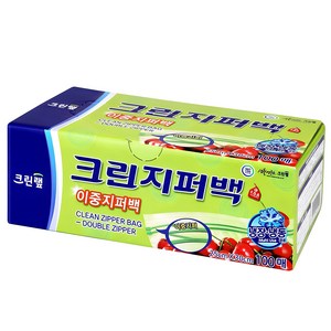 크린랲 크린지퍼백, 대(L), 100개입, 1개