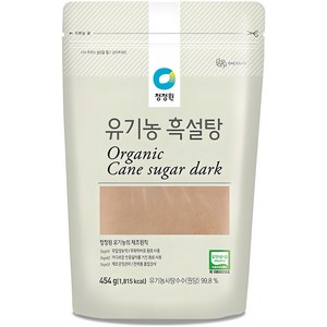 청정원 유기농 흑설탕, 454g, 1개