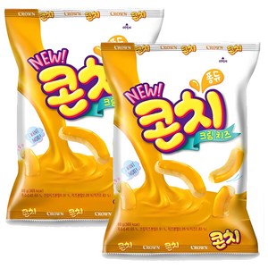 크라운 콘치 치즈크림, 66g, 2개