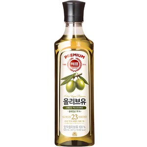 해표 압착 올리브유, 500ml, 1개