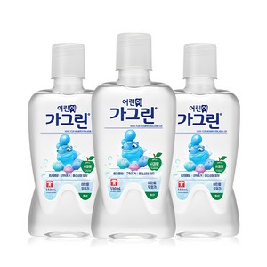 동아제약 어린이용 가그린 사과향, 550ml, 3개