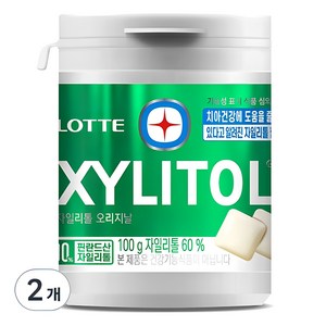 롯데자일리톨 오리지날, 100g, 2개