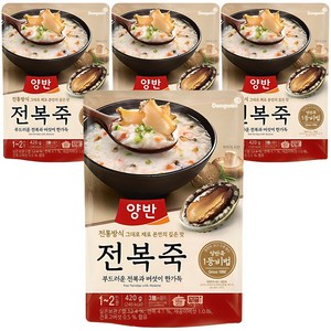 양반 전복죽, 420g, 4개