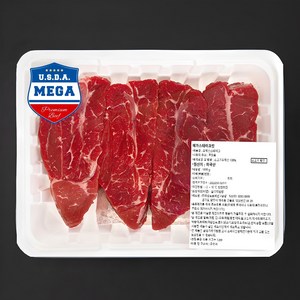 미국산 부채살 메가 스테이크용 (냉장), 1kg, 1개