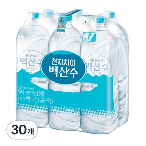 백산수 무라벨, 2L, 30개