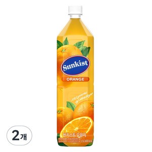 썬키스트 오렌지주스, 1.5L, 2개