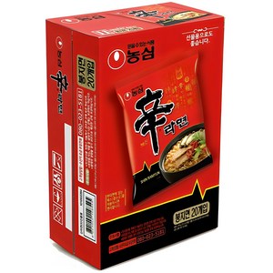 신라면 120g, 20개