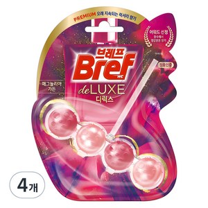 브레프 디럭스 변기세정제 매그놀리아 가든, 50g, 4개