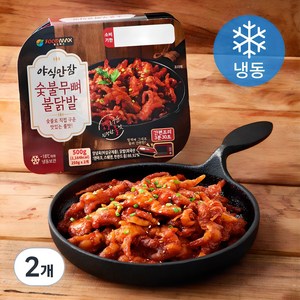 야식만참 숯불 무뼈 불닭발 2개입 (냉동), 250g, 4개