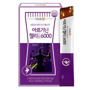 웰업 아르기닌 젤리스틱 6000, 350g, 1개