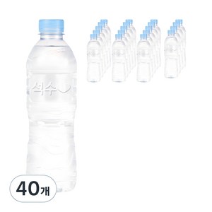 석수 무라벨, 500ml, 40개