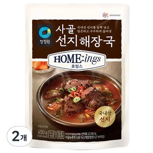 호밍스 사골선지해장국, 450g, 2개