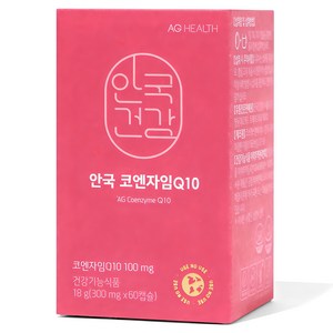 안국건강 코엔자임Q10, 60정, 1개