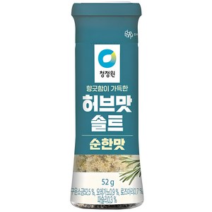 청정원 허브맛솔트 순한맛, 52g, 1개