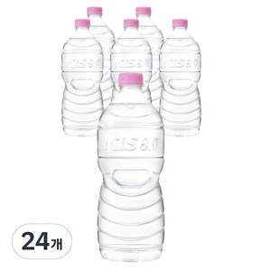 아이시스 8.0 ECO 생수 무라벨, 1L, 24개