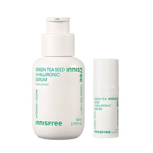 이니스프리 그린티 씨드 히알루론산 세럼 80ml + 10ml 세트, 1세트