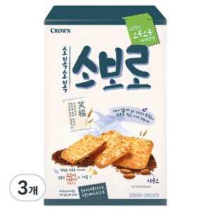 크라운 소복소복 소보로, 240g, 3개