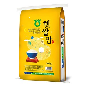 농협쌀 2024년산 햅쌀 햇쌀맘 백미, 10kg, 1개