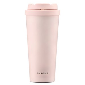 락앤락 데일리 원터치 클립 텀블러, 베이비 핑크, 550ml, 1개