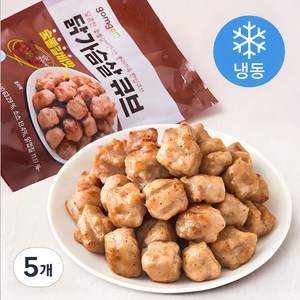 곰곰 닭가슴살 큐브 숯불갈비맛 (냉동), 100g, 5개