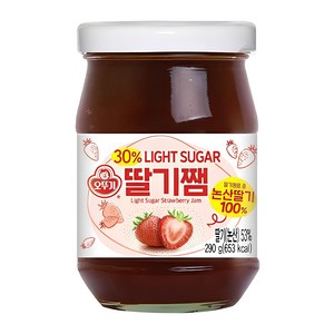 오뚜기 Light sugar 딸기쨈, 290g, 1개